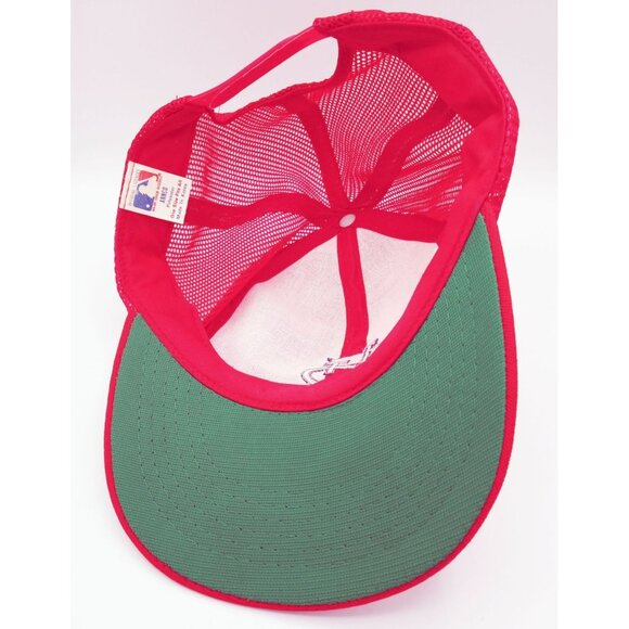 Hat St. Louis Cardinals Red Mesh Baseball Cap Vintage Snapback One Size Sports - Picture 9 of 14